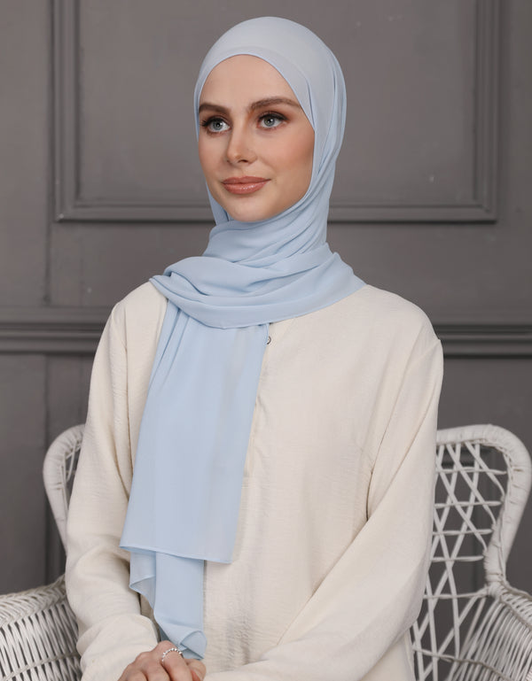 DAINE SHAWL (ICE BLUE)